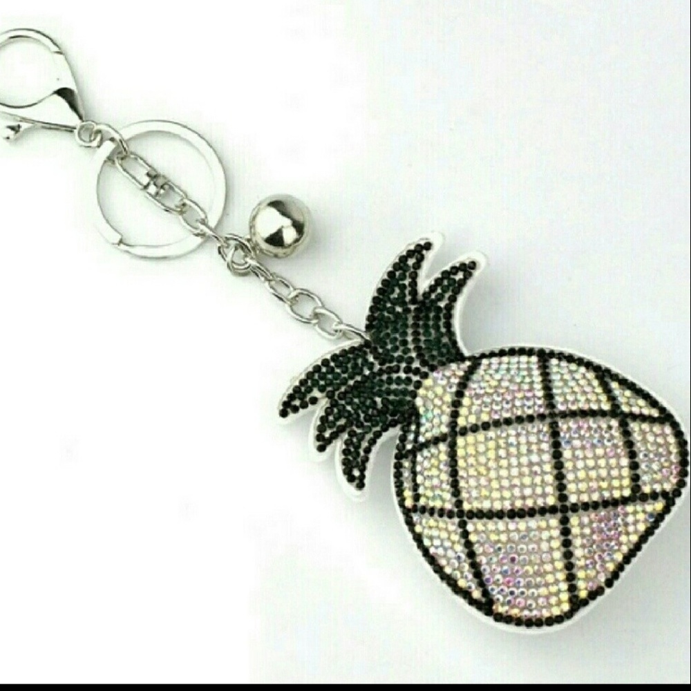 🍍Back in Stock! White Pineapple Key Chain🍍